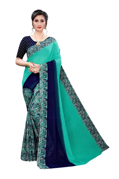 Hot Selling 100% pure georgette sarees 