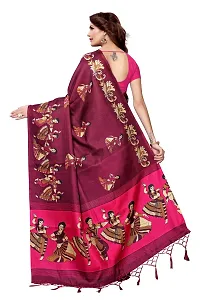 Stylish Art Silk Saree With Blouse Piece For Women-thumb3