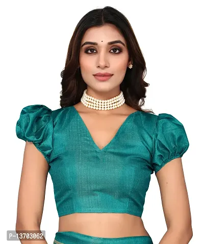 Stylish Art Silk Saree With Blouse Piece For Women-thumb2