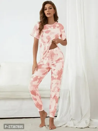 LookMark Printed Cotton lycra Night Suits