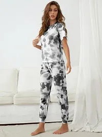 LookMark Printed Cotton lycra Co-ord Set For Women-thumb1