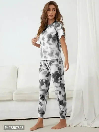 LookMark Printed Cotton lycra Co-ord Set For Women-thumb2