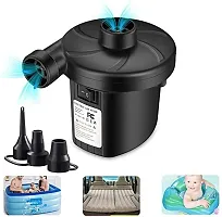 Electric Vacuum Air Pump for Quickly Inflates/Deflates Sofa, Bed, Swimming Pool Tubes, Toys, Air Bags, Mattresses, Inflatable Stuffs (Black)-thumb2