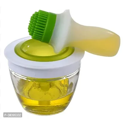 Silicone Oil Bottle Brush Dispenser Glass Bowl Container and Silicone Pastry Brush for Cooking, BBQ, Baking and Grilling-thumb2