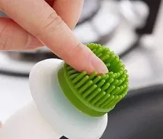 Silicone Oil Bottle Brush Dispenser Glass Bowl Container and Silicone Pastry Brush for Cooking, BBQ, Baking and Grilling-thumb3