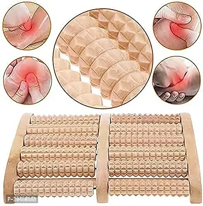 Wooden Roller Foot Massager-thumb2