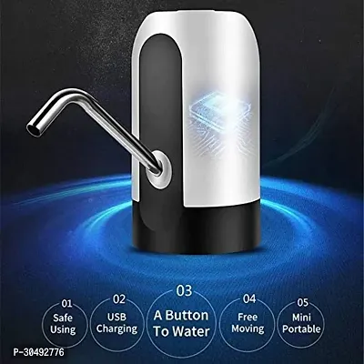 Automatic Wireless Portable Mini Rechargeable Water Bottle Can Dispenser Pump-thumb3