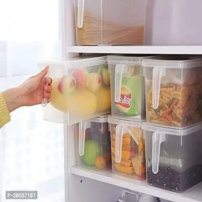 Plastic Food Container Storage Rack Pack Of 1-thumb2