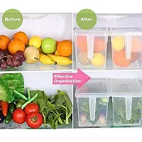 Plastic Food Container Storage Rack Pack Of 1-thumb2