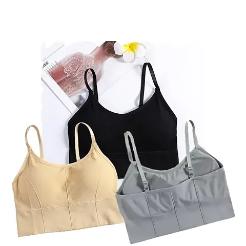 Trendy Sports Bras for Women Pack of 3