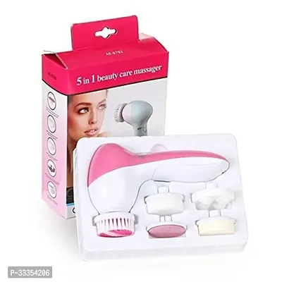 5 in 1 Portable Electric Facial Cleaner Battery Powered Multifunction Massager-thumb0