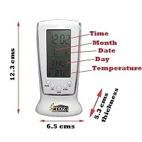 Square Clock 510 Digital Alarm Temperature Calendar Table Clock-thumb1