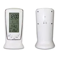 Square Clock 510 Digital Alarm Temperature Calendar Table Clock-thumb2