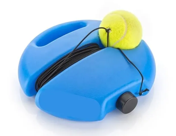 Tennis Trainer Rebound Ball, Cricket Trainer, Tennis Ball with Rope, Tennis Self Training Tool Practice Ball with Rope PACK OF - 1