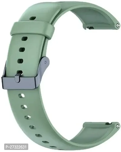 Cdsc-12S1 Buckle Silicone Belt 22Mm Compatible With Noise Noisefit Active 22 Mm Silicone Watch Strap Green