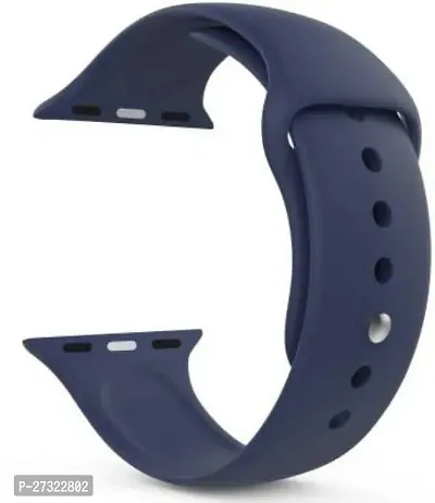 Soft Silicone Sport Strap Band For Iwatch 42Mm/44Mm 42 Mm Silicone Watch Strap Blue-thumb0