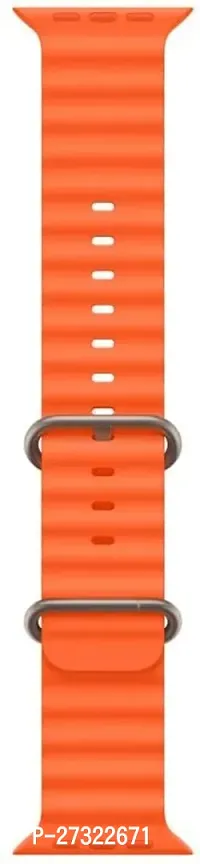 Alpine Loop Band For Watch Strap 49Mm 45Mm 44Mm 42Mm, With Iwatch Band [Black] 42 Mm Silicone Watch Strap Orange-thumb3