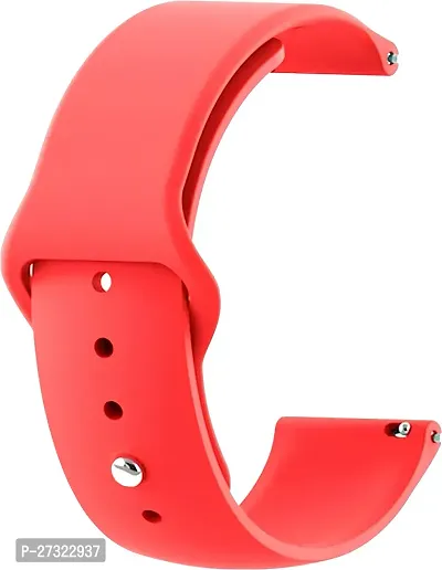 Ts-Ws-Rd 20 Mm Silicone Watch Strap Red