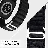 Ultra Black Starp 49 Mm Fabric Watch Strap Black-thumb1