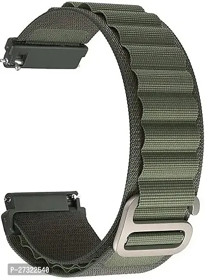 Alpine Loop Band 20 Mm Fabric Watch Strap Dark Green-thumb0