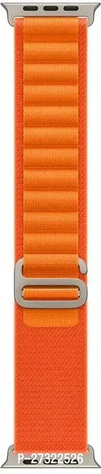 Nylon 49Mm 45Mm 44Mm 42Mm, Replacement Strap For Series 8/7/6/5/4/3/2/1/Se/ 230 Mm Fabric Watch Strap Orange-thumb0