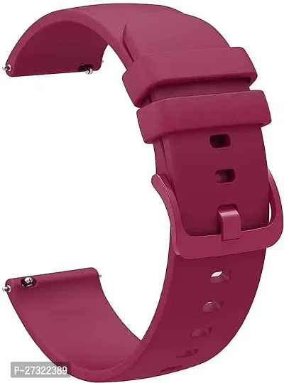 Silicon Premium Smart Watch Strap Smart Watch Strap 20 Mm Silicone Watch Strap Red