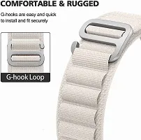 Alpine Loop Strap For Watch Series 1/2/3/4/5/6/7/8/Ultra Compatible 44 Mm 42 Mm Synthetic Watch Strap White-thumb1