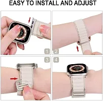 Alpine Loop Band For Watch Strap 49Mm 45Mm 44Mm 42Mm, For Iwatch Band 44 Mm Silicone Watch Strap White-thumb2