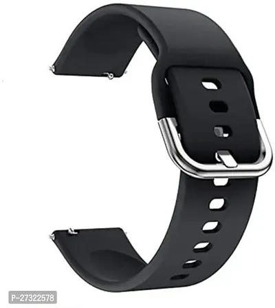 Silicone 19Mm 19 Mm Silicone Watch Strap Black-thumb0