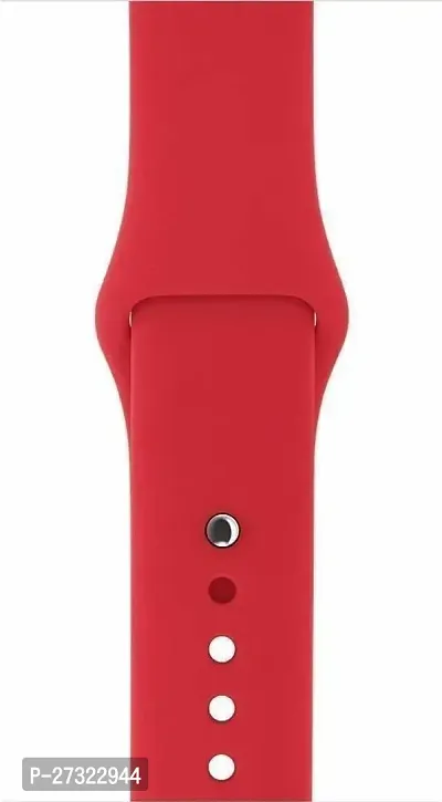 Series 4 And 5 42 Mm Silicone Watch Strap Red-thumb3