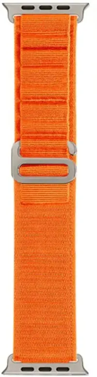 Alpine Loop Band For Watch Strap 49Mm 45Mm 44Mm 42Mm, With Iwatch Band [Black] 44 Mm Silicone Watch Strap Orange-thumb1