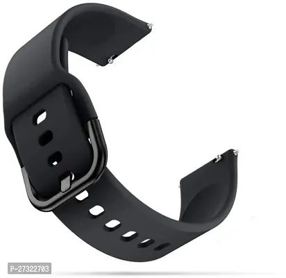 Strap Compatible With Amazfitgts2Mini/Bip/Pro/Lite/Gts/2/2E,Bips,Galaxy Active2 20 Mm Silicone Watch Strap Black-thumb0