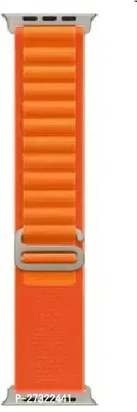 Alpine Loop Band For Watch Strap 49Mm 45Mm 44Mm 42Mm, With Iwatch Band 44 Mm Silicone Watch Strap Orange