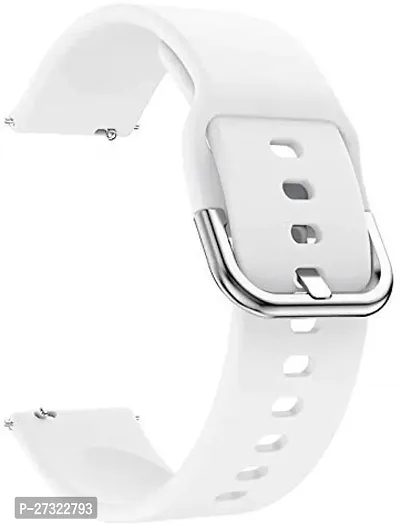 Strap Compatible With Amazfitgts2Mini/Bip/Pro/Lite/Gts/2/2E,Bips,Galaxy Active2 20 Mm Silicone Watch Strap White-thumb2