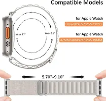 Alpine Loop Band For Watch Strap 49Mm 45Mm 44Mm 42Mm, For Iwatch Band 44 Mm Silicone Watch Strap White-thumb1