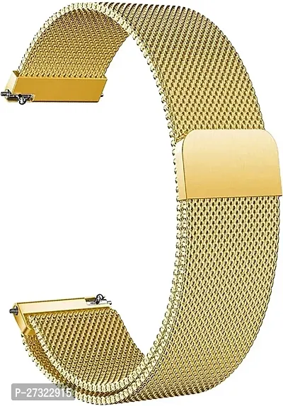 Magnetic Chain 22 Mm Stainless Steel Watch Strap Gold-thumb0