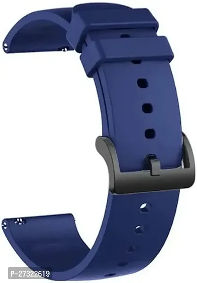 Super Soft 20 Mm Silicone Watch Strap Navy Blue-thumb0