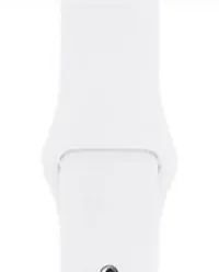 Soft Silicone Strap Band For Apple Watch Series 1/2/3/4/5/6 And Se 44Mm,42Mm 44 Mm Silicone Watch Strap White-thumb2