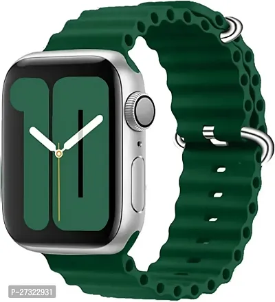 Ocean Watch Strap For 22 Mm 22 Mm Silicone Watch Strap Dark Green