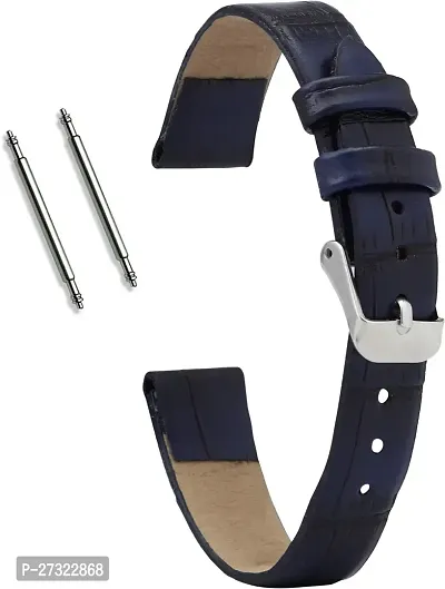 H28Clb09 Univarsal Vegan Leather22 Mm 16 Mm Synthetic Leather Watch Strap Blue-thumb2