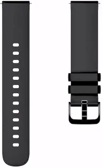 22Mm Smart Watch Strap For Noise Colorfit Pro 3/Nav/Nav+ Noise Evolve Band 22 Mm Silicone Watch Strap Black-thumb1