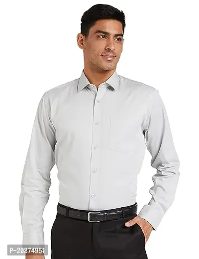 Reliable White Cotton Solid Long Sleeves Casual Shirts For Men