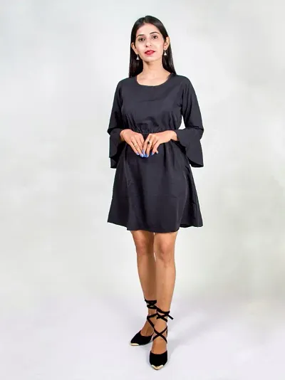 Allofit Flute Sleeves Dress.