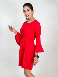 Allofit Flute Sleeves Dress.-thumb2