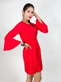 Allofit Flute Sleeves Dress.-thumb3