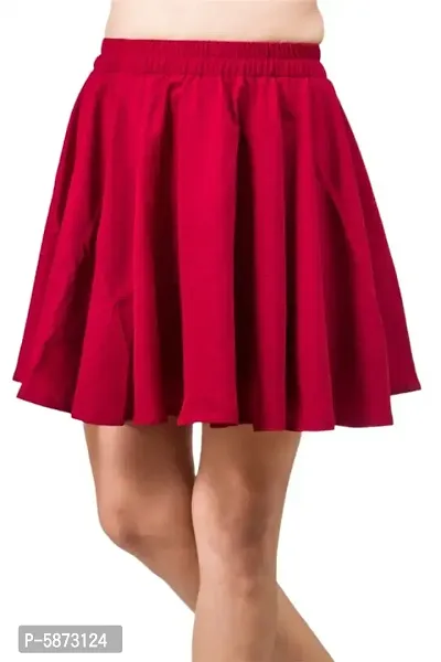 Comfortable Trendy Simple Dimple Mini Skirt-thumb0