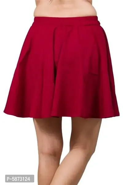Comfortable Trendy Simple Dimple Mini Skirt-thumb2
