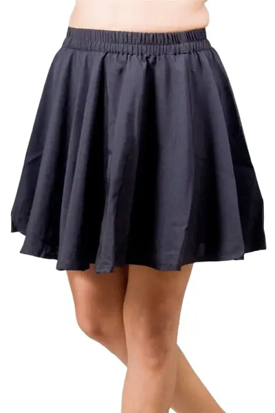 Comfortable Trendy Simple Dimple Mini Skirt