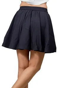 Comfortable Trendy Simple Dimple Mini Skirt-thumb1