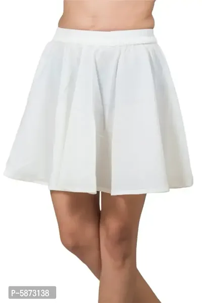 Comfortable Trendy Simple Dimple Mini Skirt-thumb0
